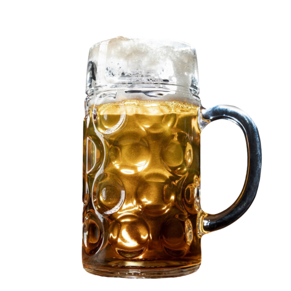 Jarra Budweiser 50 cl, cerveza ligera y refrescante. Perfecta para compartir y acompañar quesadillas y platos mexicanos.