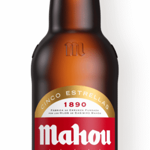 Mahou Sin Gluten, ligera y refrescante. Perfecta para acompañar quesadillas y platos mexicanos, apta para dietas sin gluten.